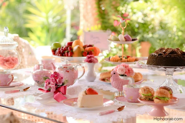 tea party spread