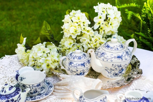 garden tea party table