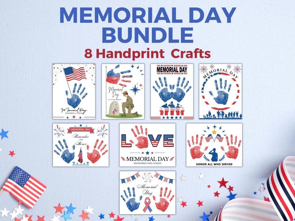 memorial day handprint crafts