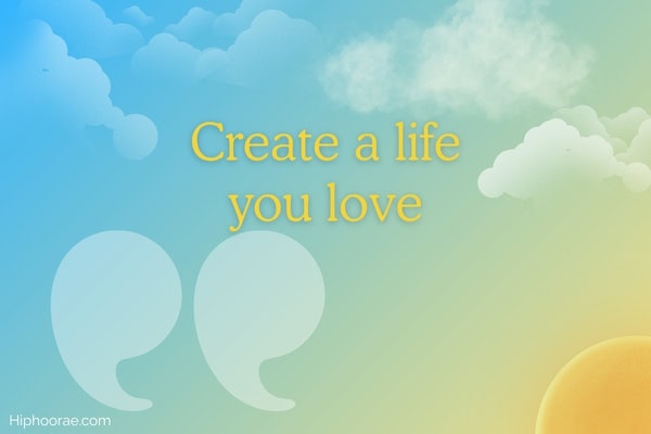 clouds background with quote overlay