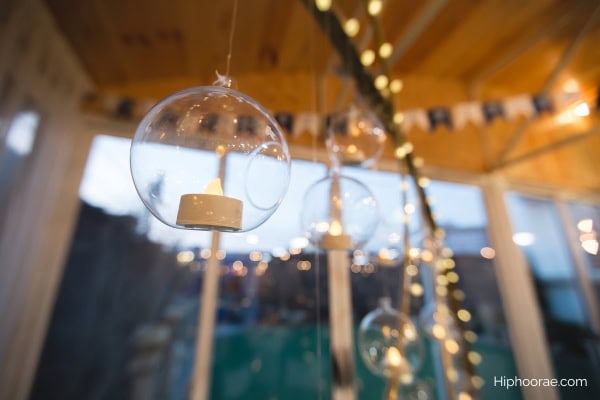 fairly lights decoration at a party