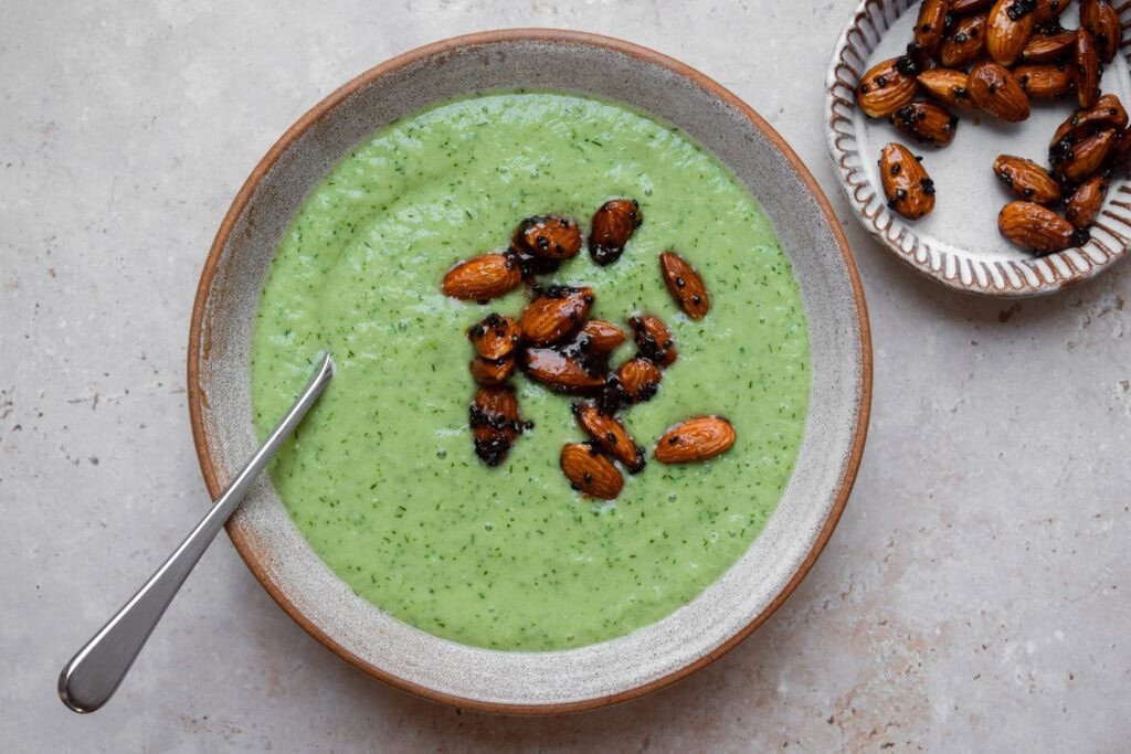 cold cucumber soup