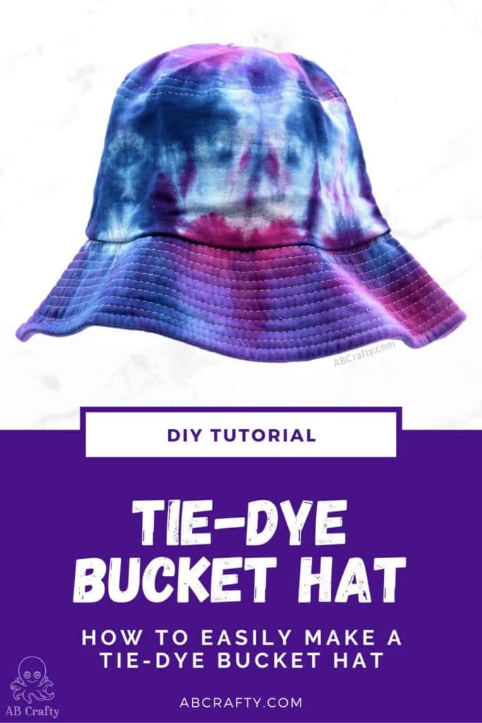 tie dye bucket hat