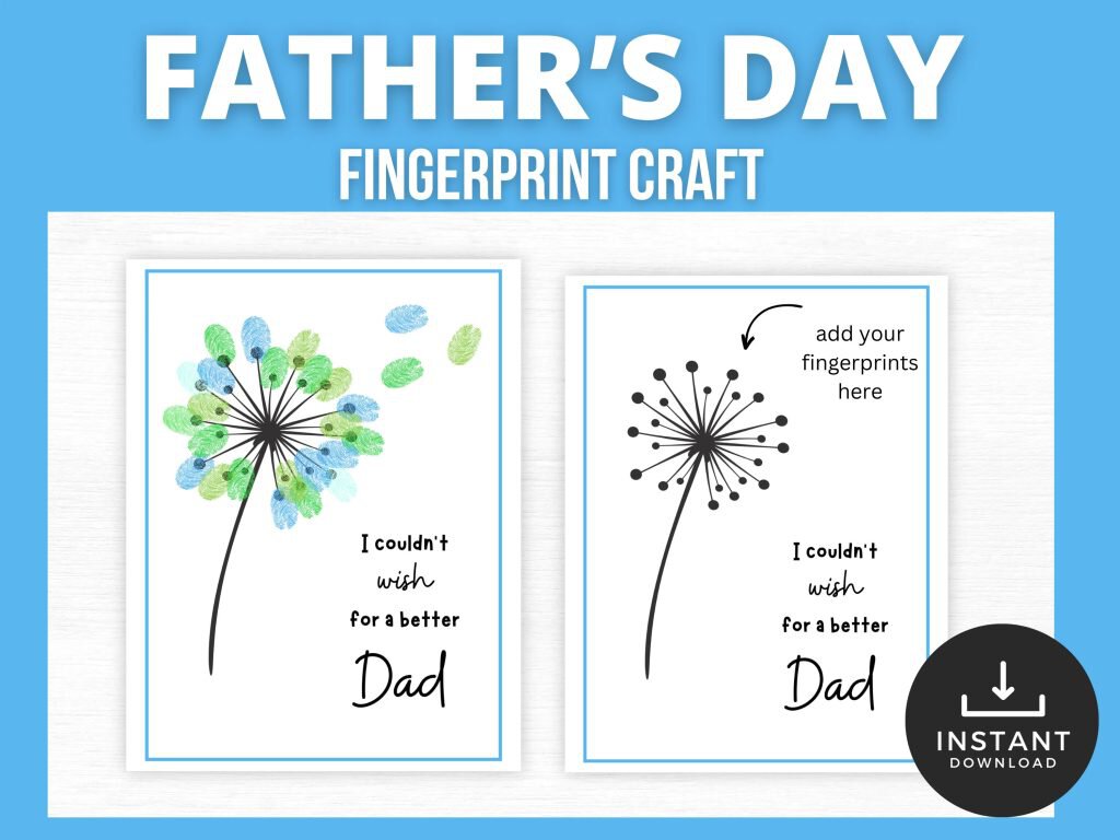 Father's Day Fingerprint art