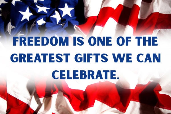 4th July quotes text overlay