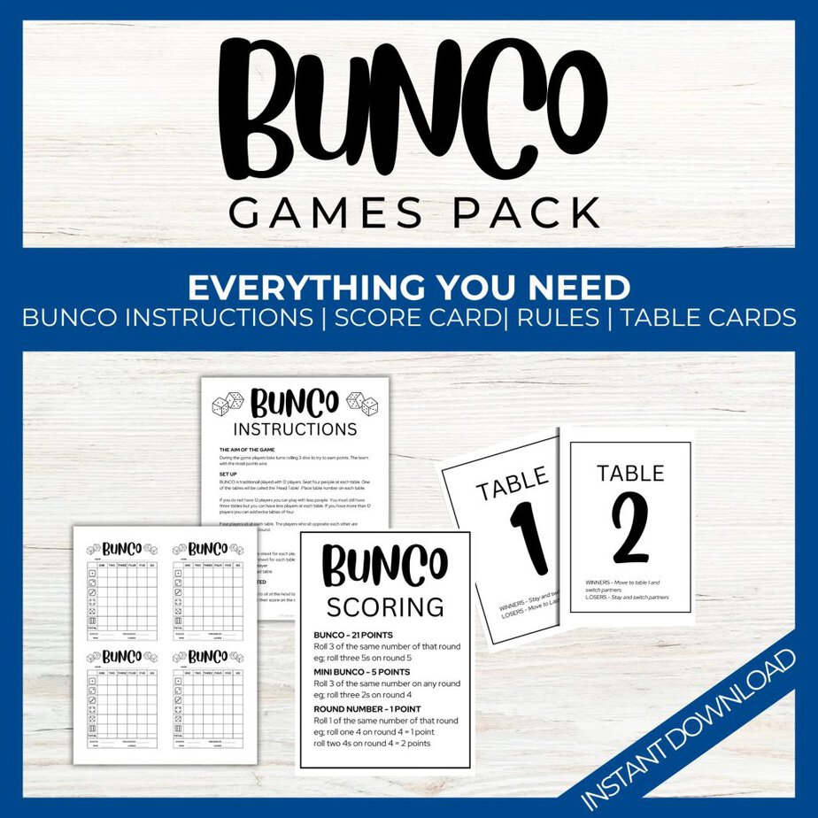 Bunco Pack