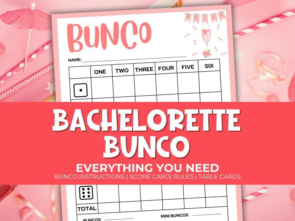 Bachelorette Bunco