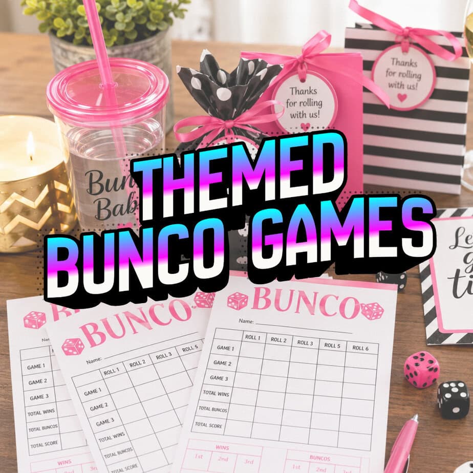 themed bunco games